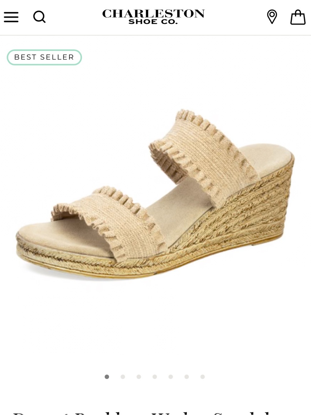 Dorset Backless Wedge Sandal